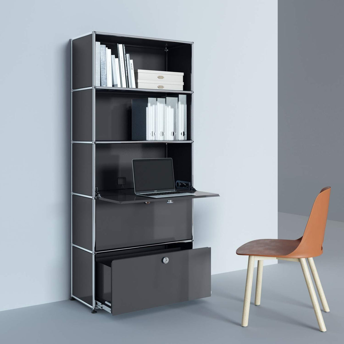 USM Modern Storage System with Doors (Q118) – USM Modular Furniture