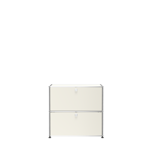 USM Haller Small Modern File Cabinet (C1AF) in Pure White