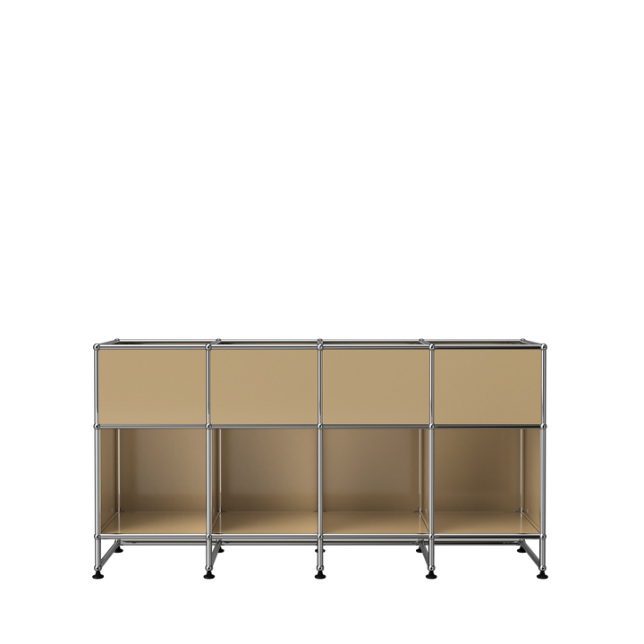 USM Haller ベージュ スチールラック USM x Symbol Vinyl Storage Cabinet x3 – USM Modular Furniture