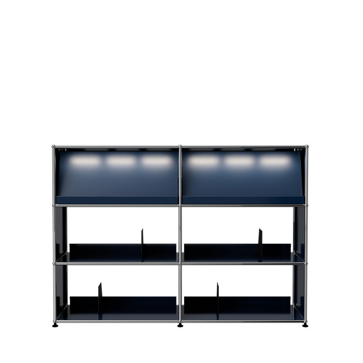スチールラック・メタルラック USM HALLER CABINET USM x Symbol Vinyl Display Cabinet 3x1 – USM Modular Furniture