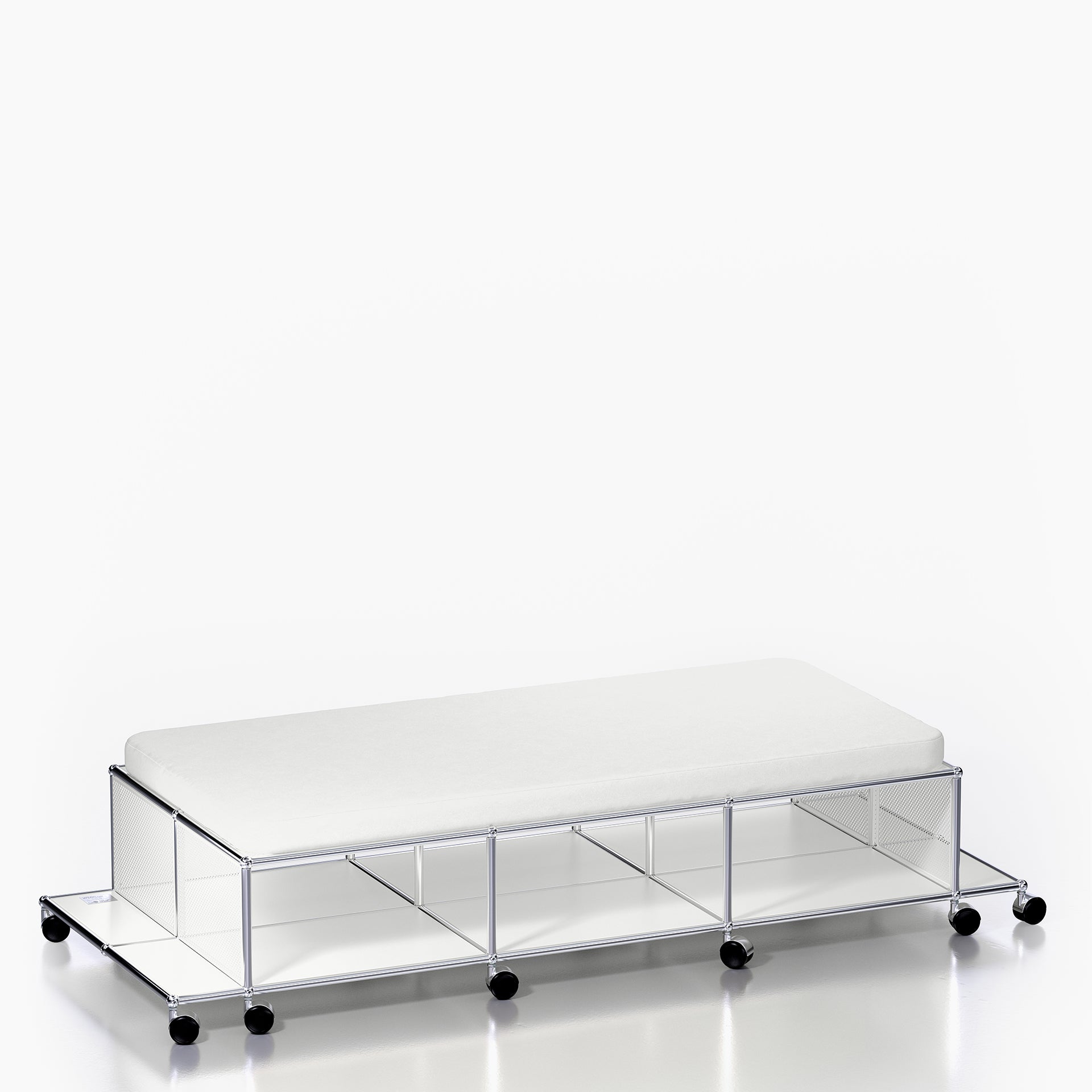 Central Lounge: Modern Storage Bench with Shelves – USM Modular