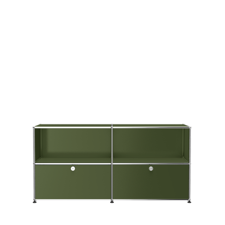 USM Haller ハラ－ D500 メタルボックス 色：グリーン（２） USM Haller Steel 2 Door Credenza (C2A) – USM Modular Furniture
