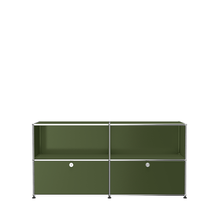 USM Haller ハラ－ D500 メタルボックス 色：グリーン（１） USM Haller Modern 4 Door Credenza (E2) – USM Modular Furniture