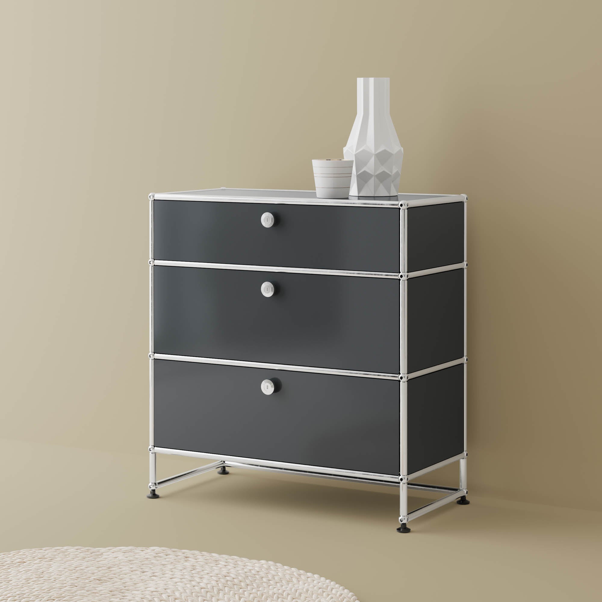 USM Haller 3 Drawer Storage (Y) USM Haller 3 Drawer Storage (Y)