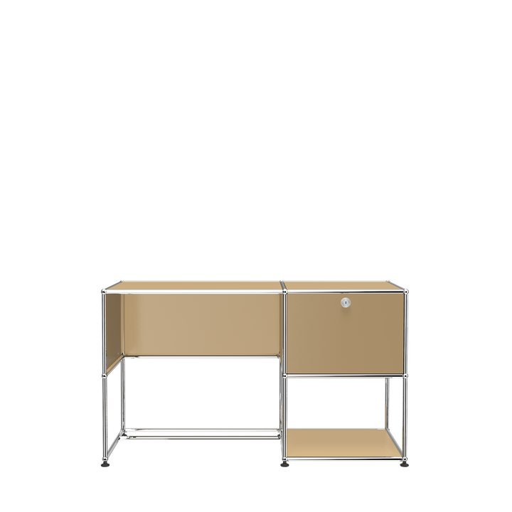USM Haller Black Linoleum Table (T59) – USM Modular Furniture