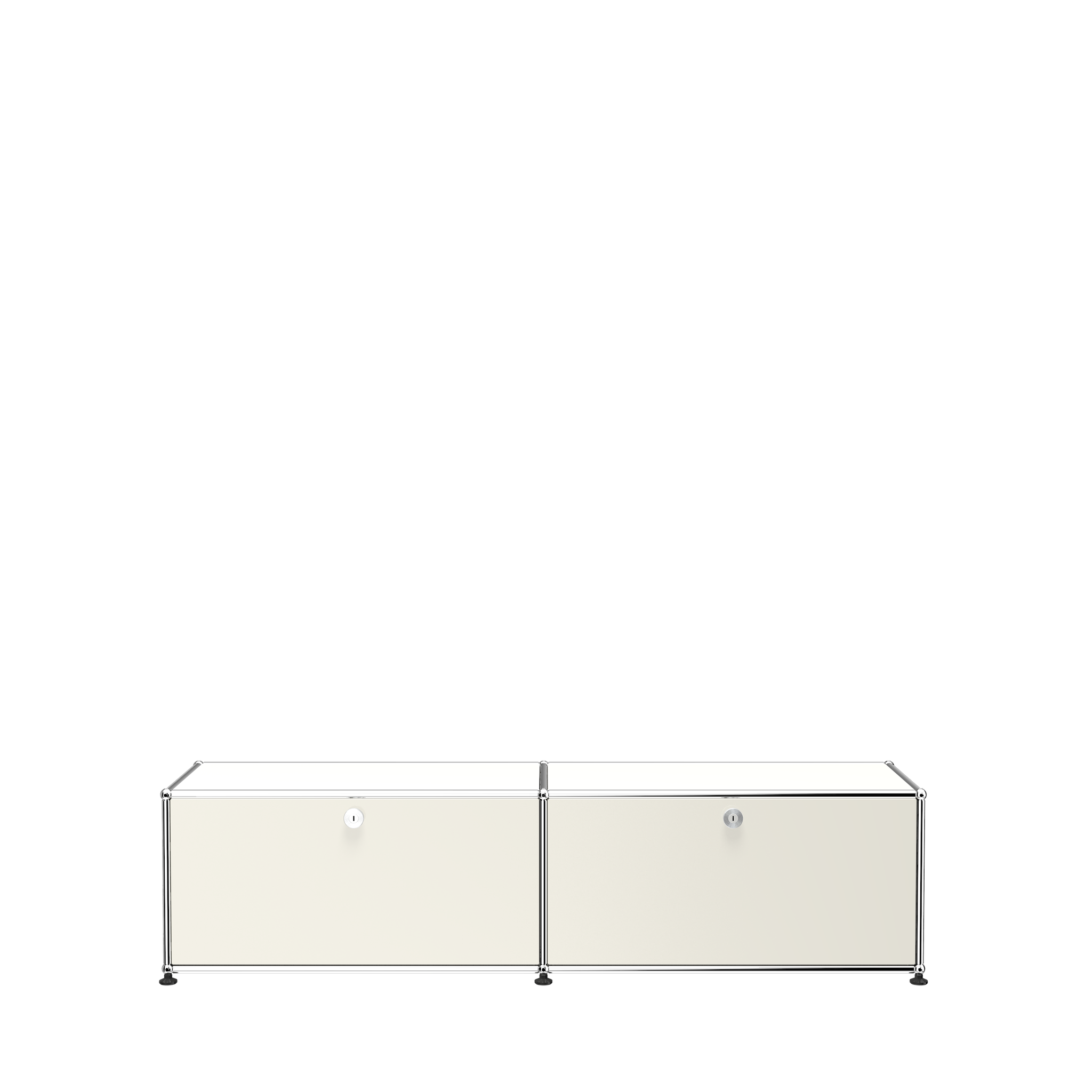 USM Haller Media Console Cabinet (B218) in Pure White