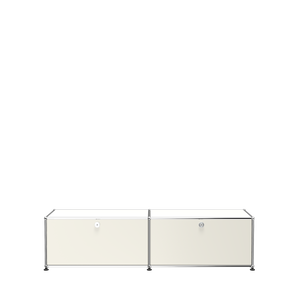USM Haller Media Console Cabinet (B218) in Pure White