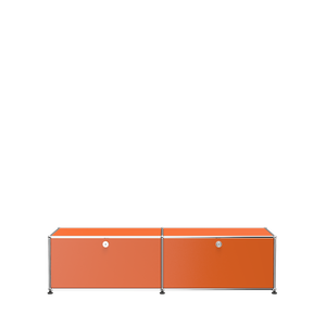 USM Haller Media Console Cabinet (B218) in Pure Orange