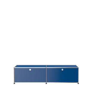 USM Haller Media Console Cabinet (B218) in Gentian Blue