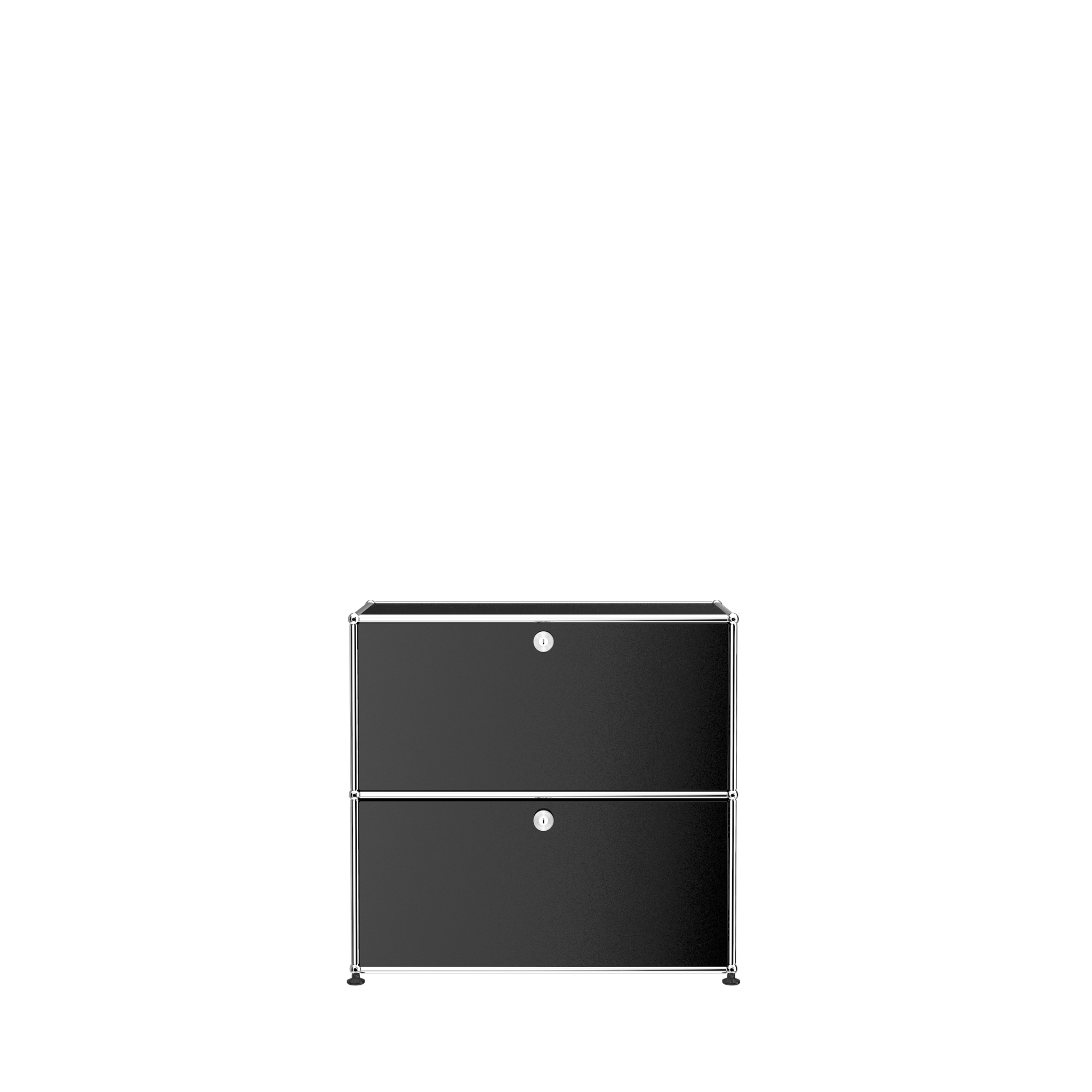 USM Haller Small Storage Credenza (C1A18) in Graphite Black