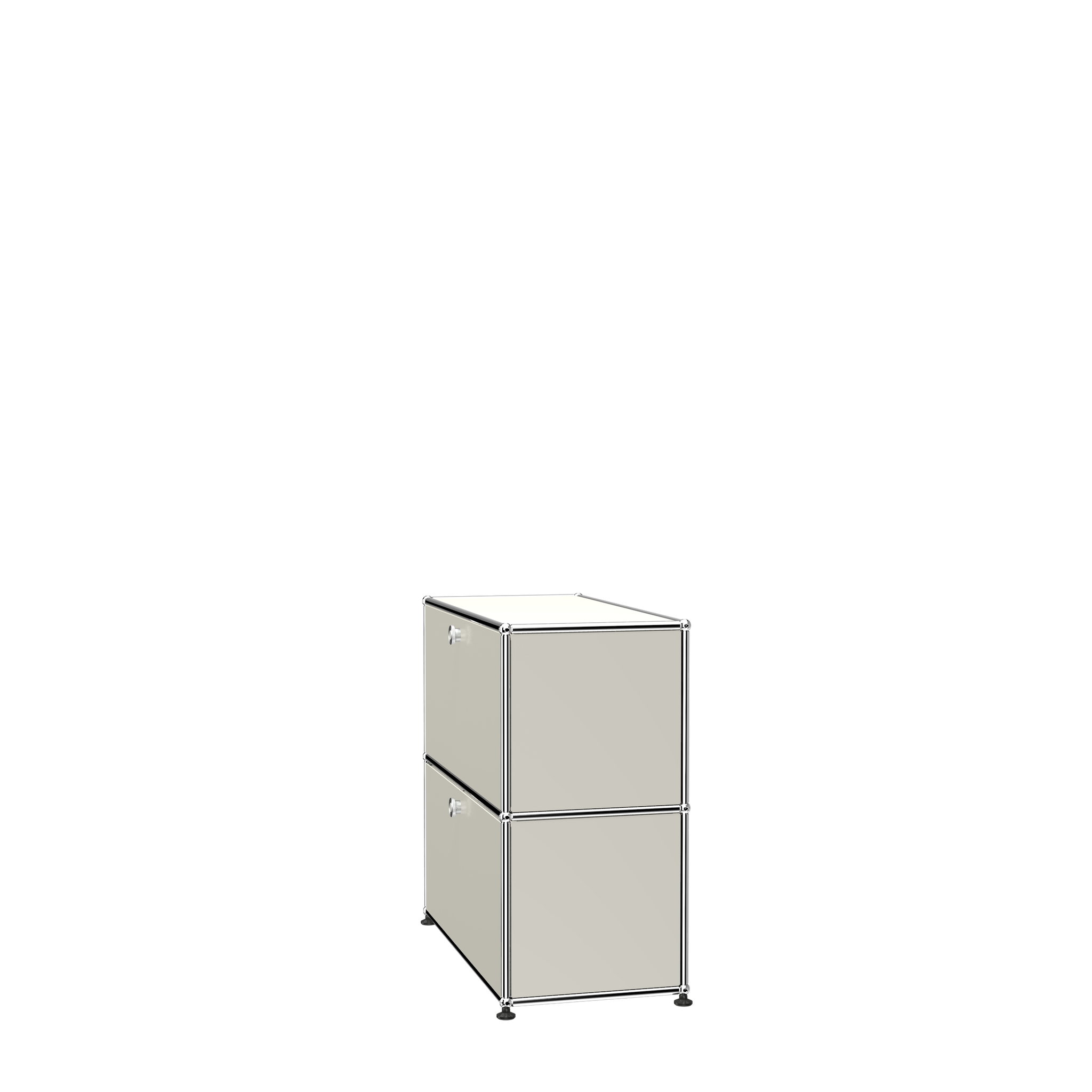 USM Haller Small Modern File Cabinet (C1AF) Side View
