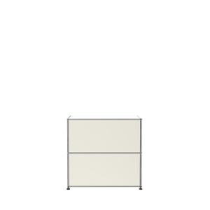 USM Haller Small Modern File Cabinet (C1AF) Back View