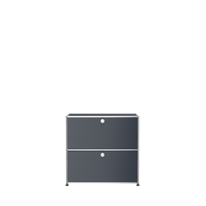 USM Haller Small Modern File Cabinet (C1AF) in Anthracite