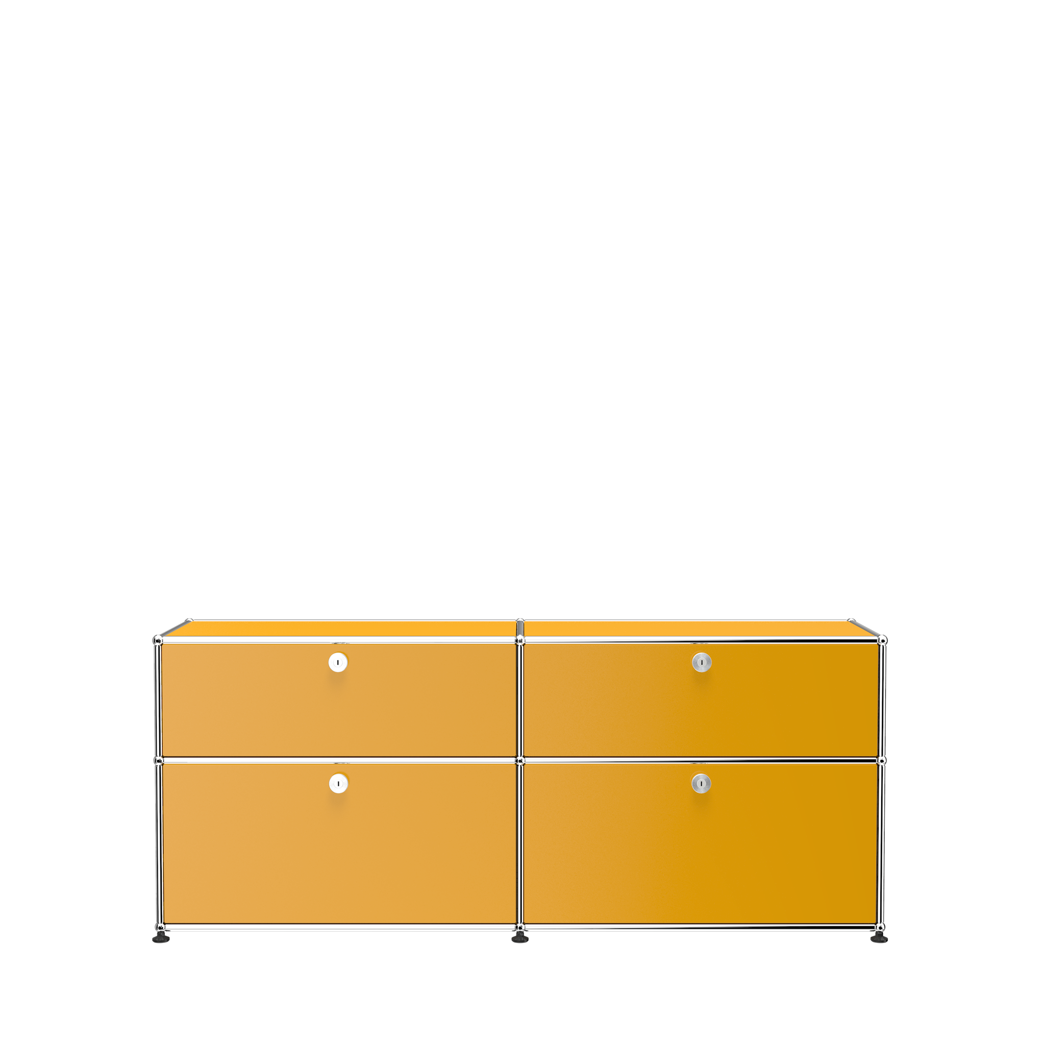 USM Haller Storage Credenza Sideboard with Drawers (D) in Golden Yellow