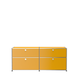 USM Haller Storage Credenza Sideboard with Drawers (D) in Golden Yellow