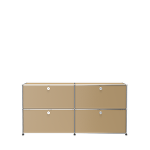 Office File Cabinet Credenza with Doors (E2F) in Beige