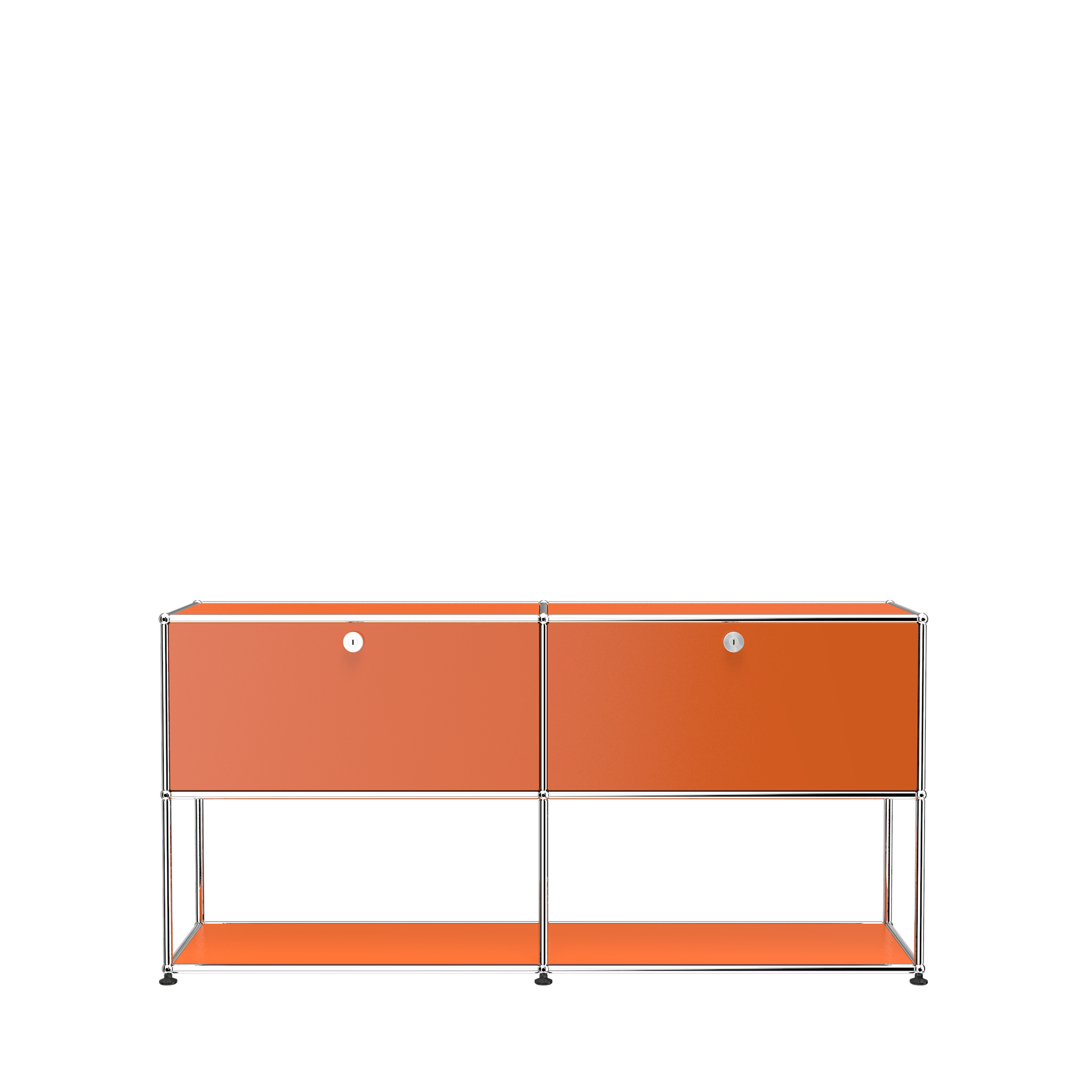 USM Haller Contemporary Credenza (F2) in Pure Orange