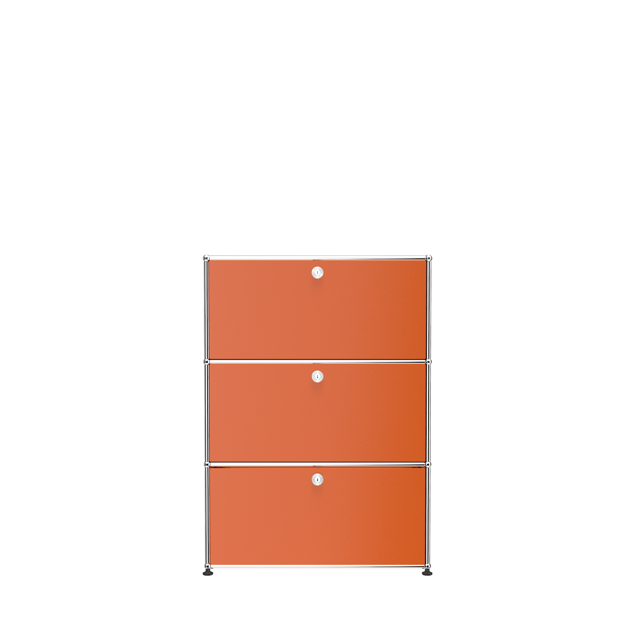 USM Haller Minimalist Credenza Storage (G118) in Pure Orange