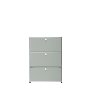 USM Haller Minimalist Credenza Storage (G118) in Light Gray