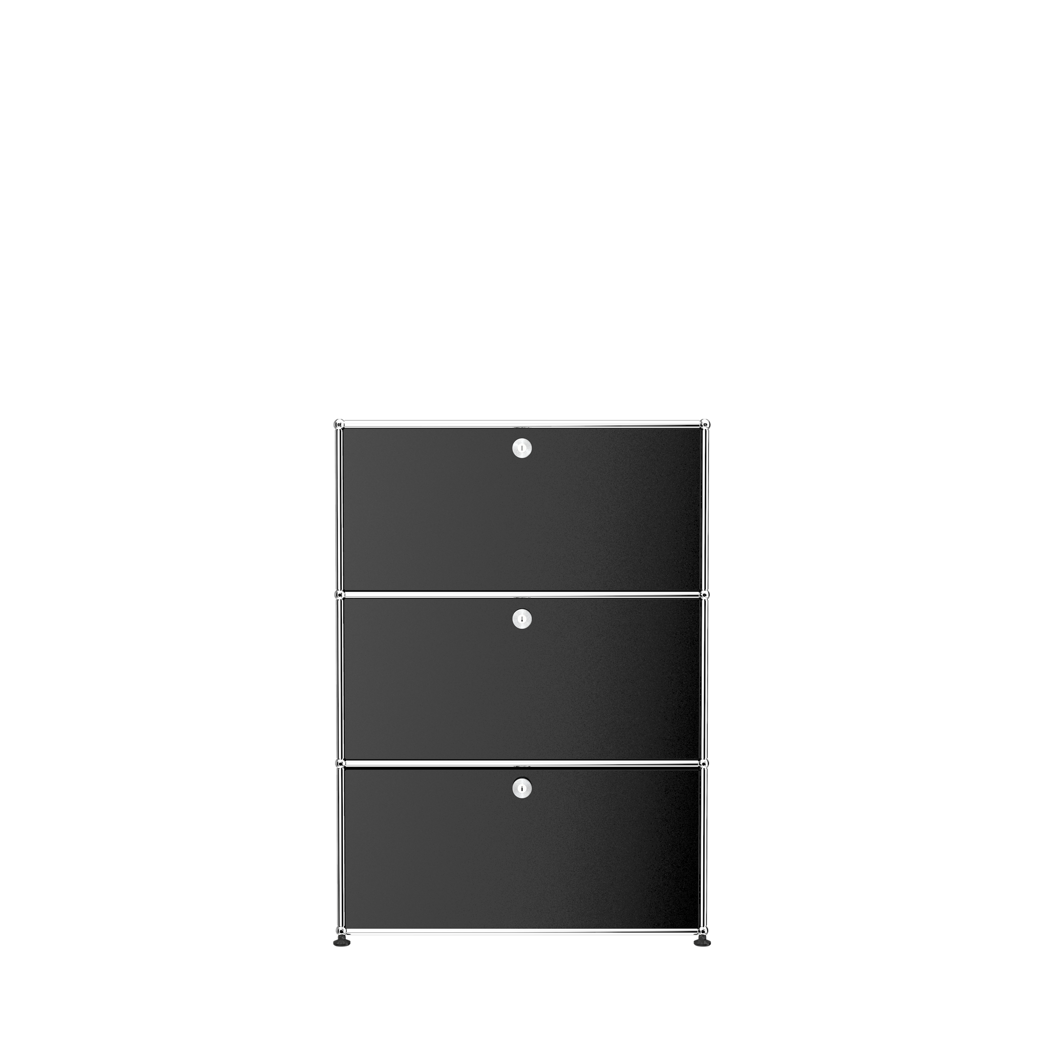 USM Haller Minimalist Credenza Storage (G118) in Graphite Black