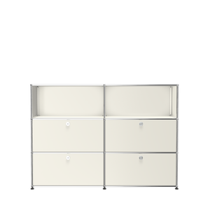USM Haller Modern Storage Cabinet (G2A) in Pure White