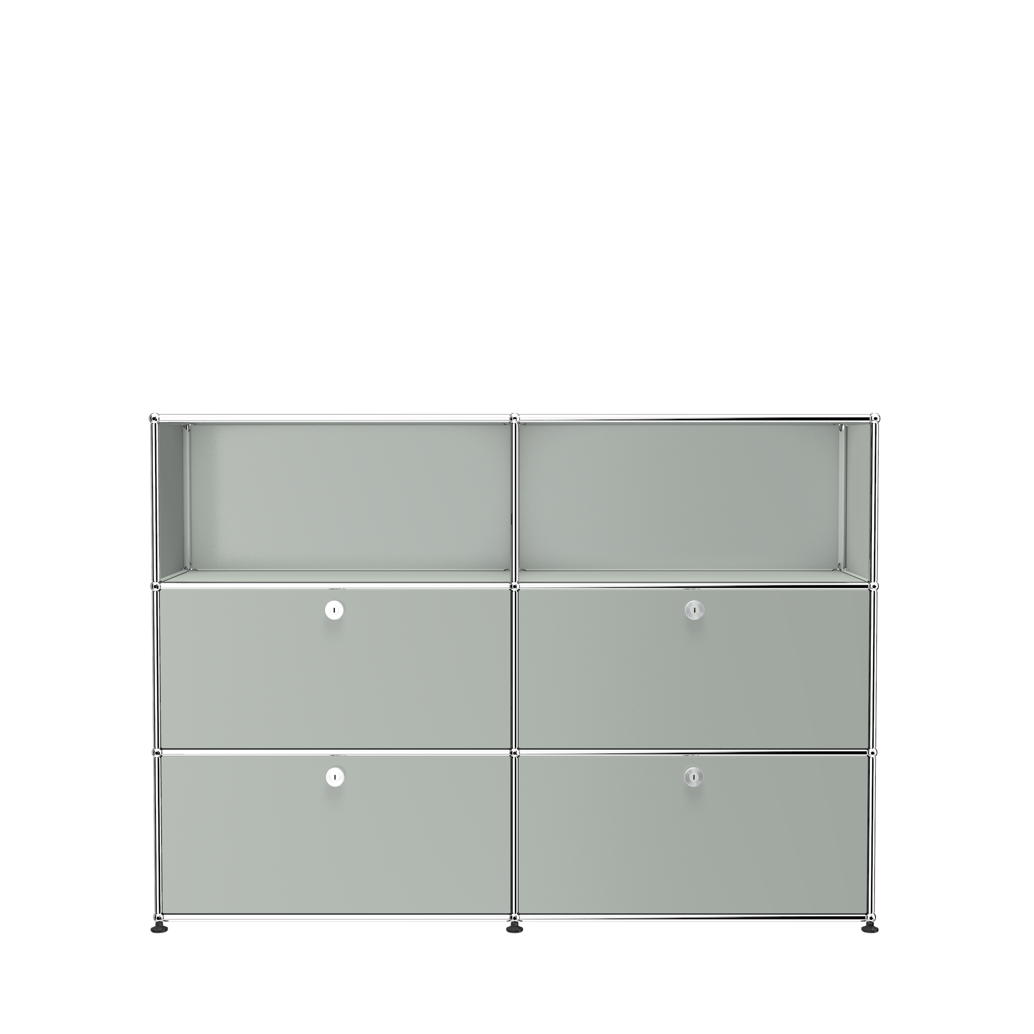 USM Haller Modern Storage Cabinet (G2A) in Light Gray