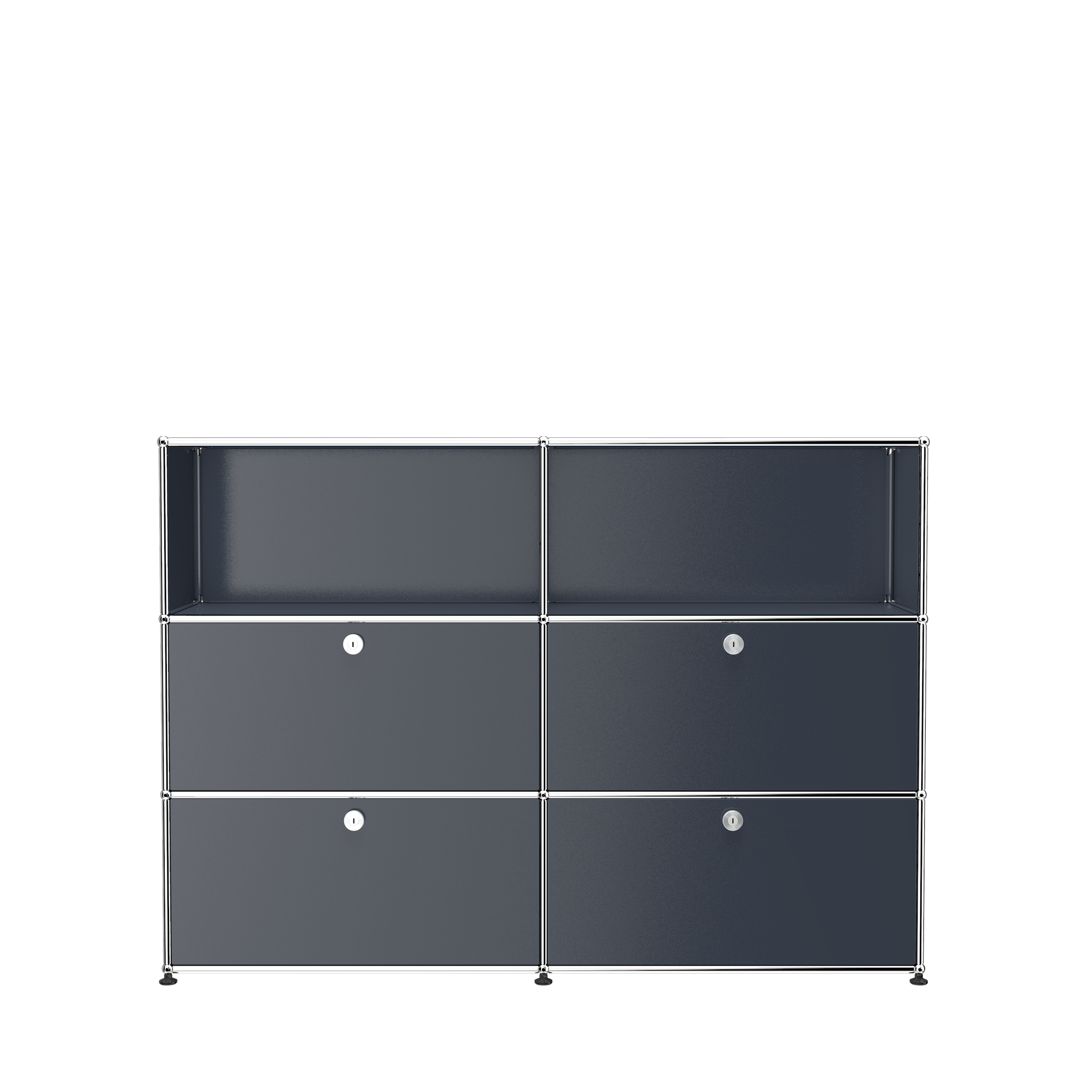 USM Haller Modern Storage Cabinet (G2A) in Anthracite