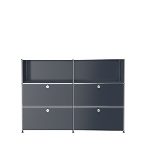 USM Haller Modern Storage Cabinet (G2A) in Anthracite