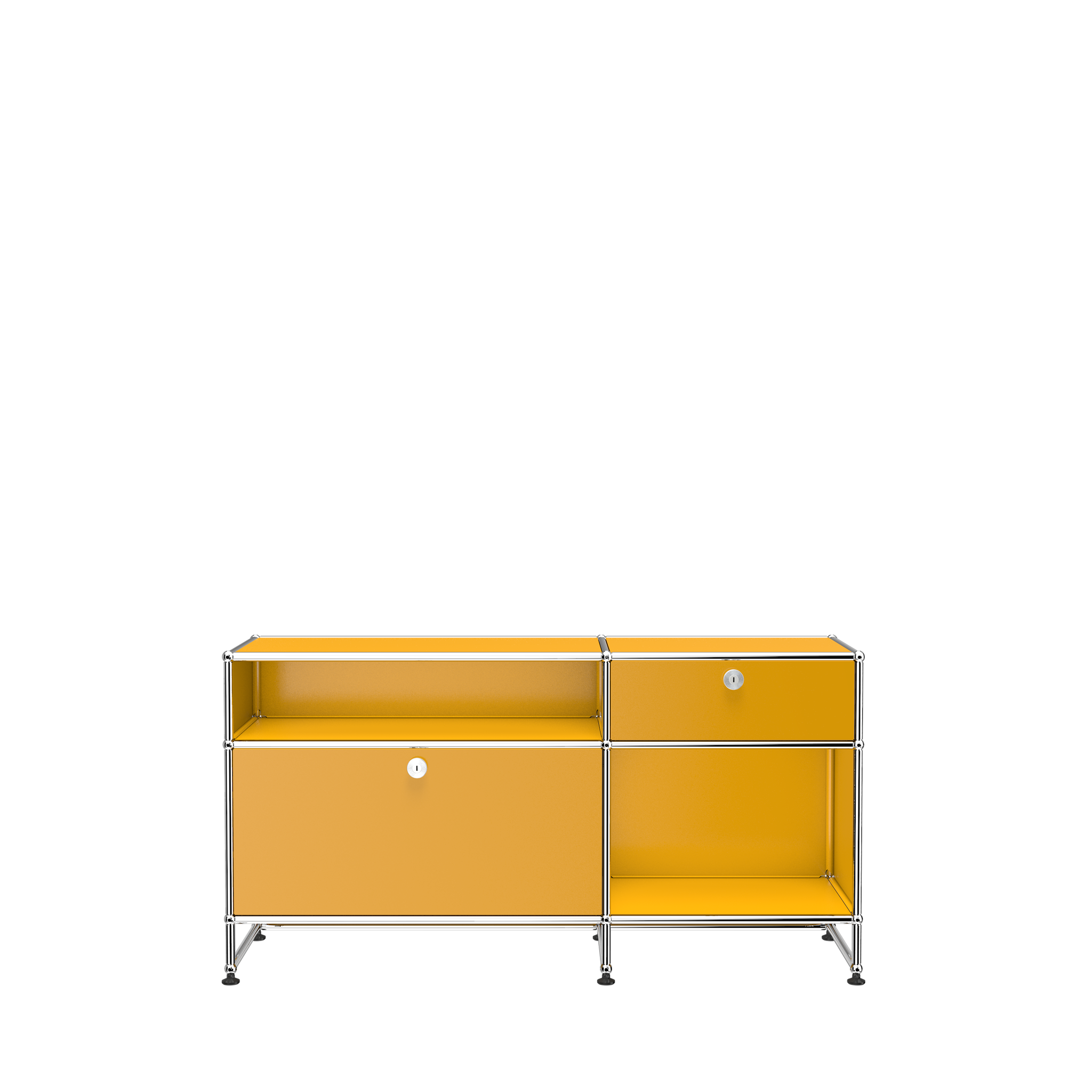 USM Haller Credenza TV Stand (O3) in Golden Yellow