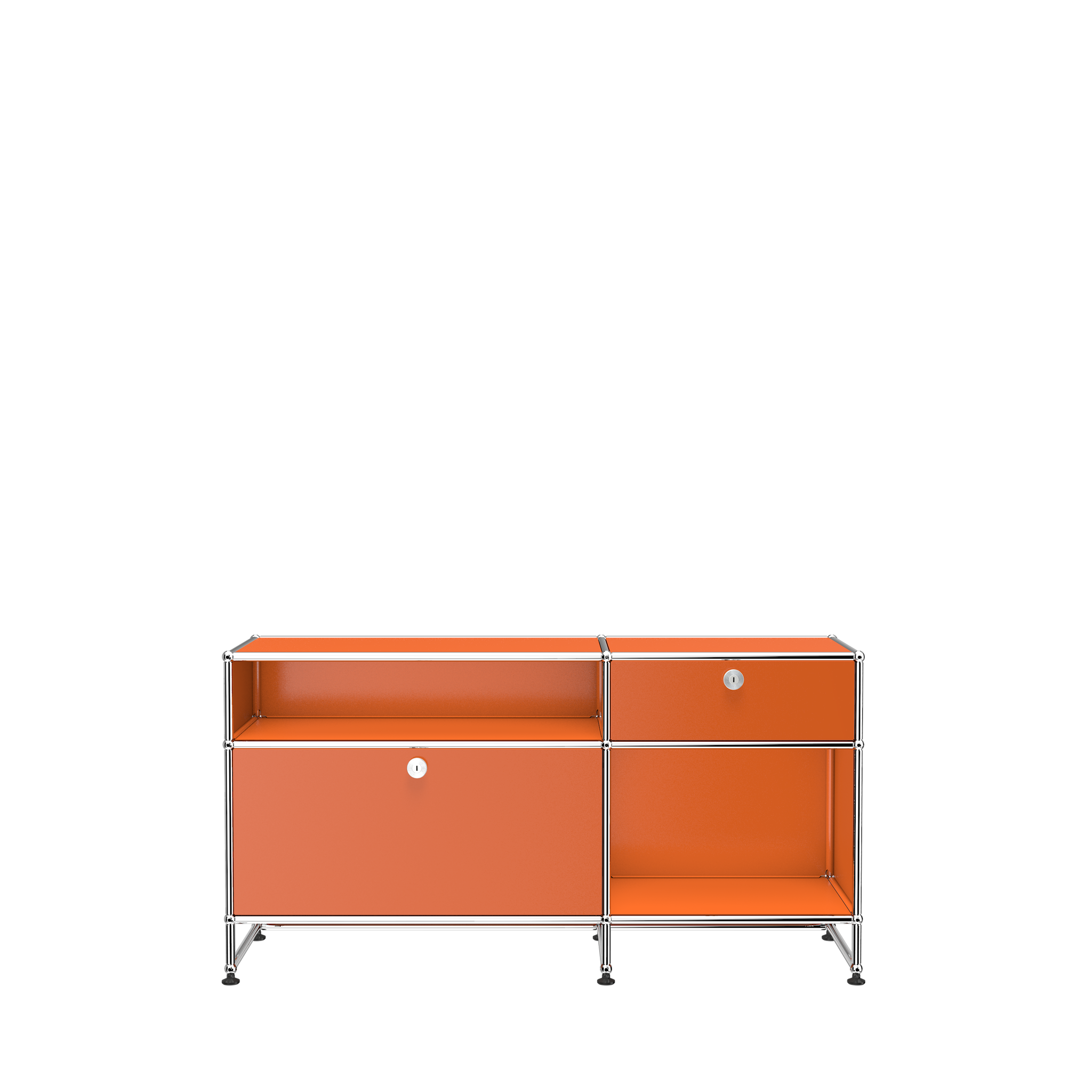 USM Haller Credenza TV Stand (O3) in Pure Orange