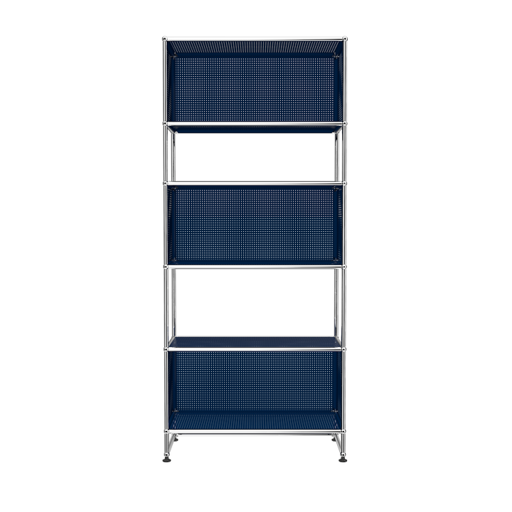 美品】USM CABINET HALLER USM スチールラック・メタルラック Haller Haller USM USM ピュアホワイト キャビネット2列2段 スチールラック・メタルラック