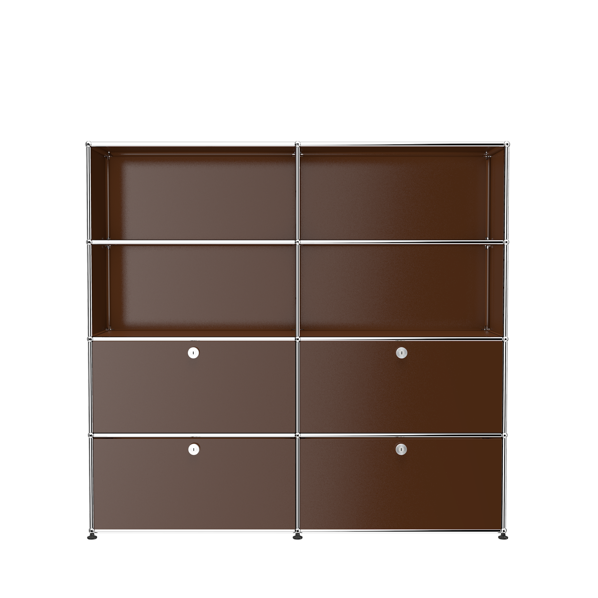 USM Haller Storage & Shelving Unit With Drawers (S2) in Brown