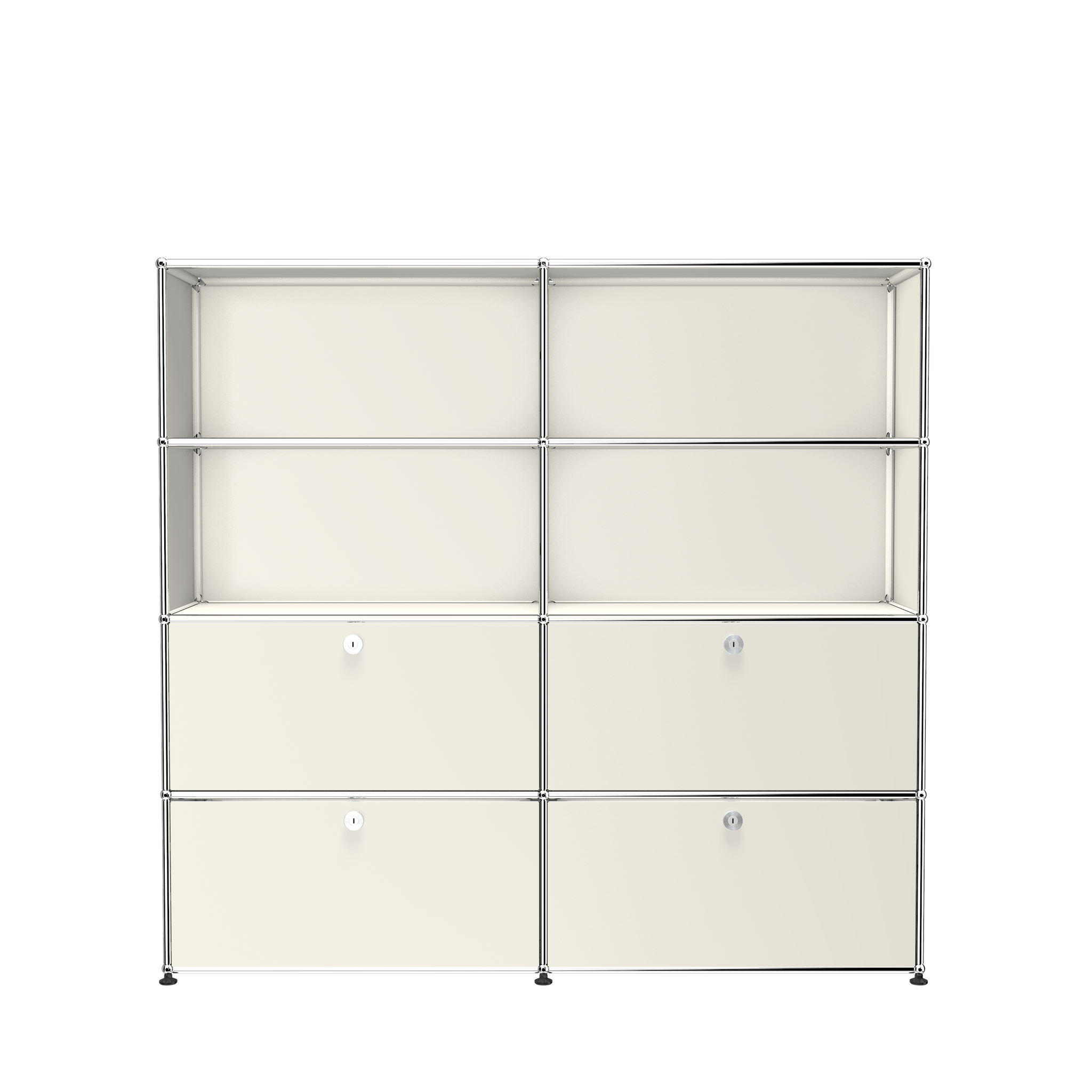 USM Haller Storage & Shelving Unit With Drawers (S2) in Pure White