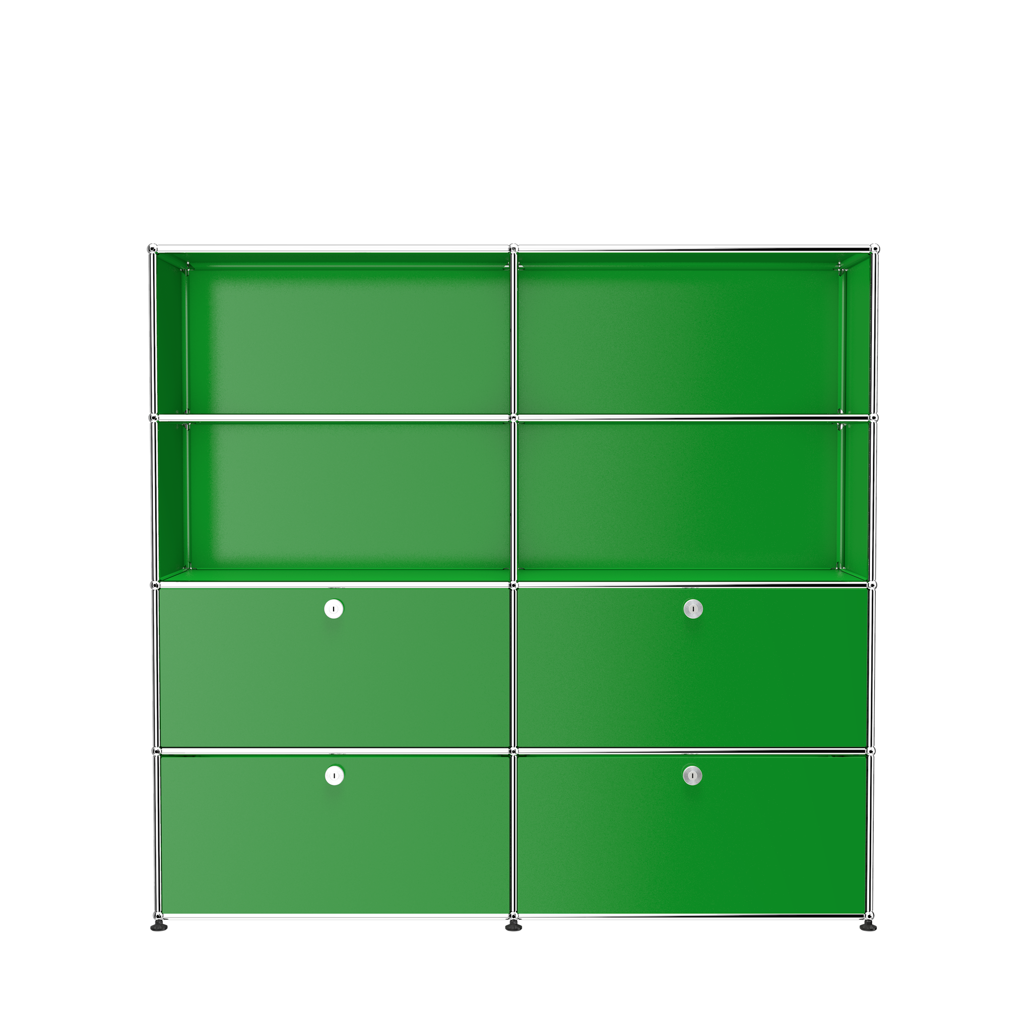 USM Haller Storage & Shelving Unit With Drawers (S2) in Green