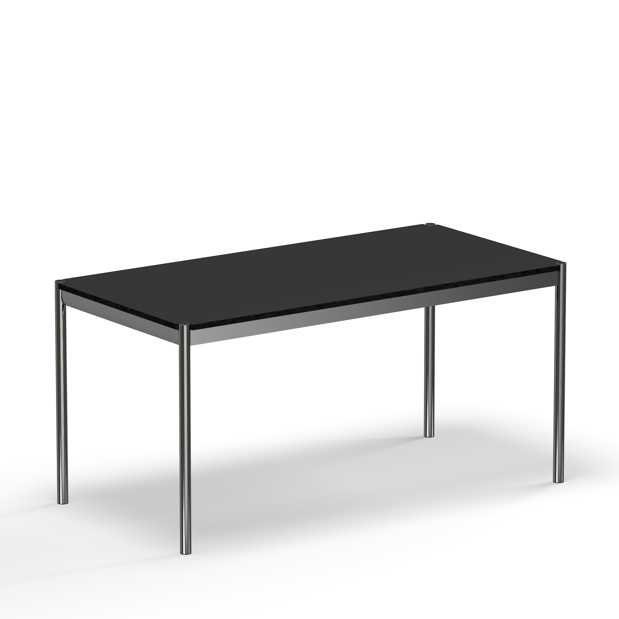 USM Haller Black Linoleum Desk (T59) – USM Modular Furniture