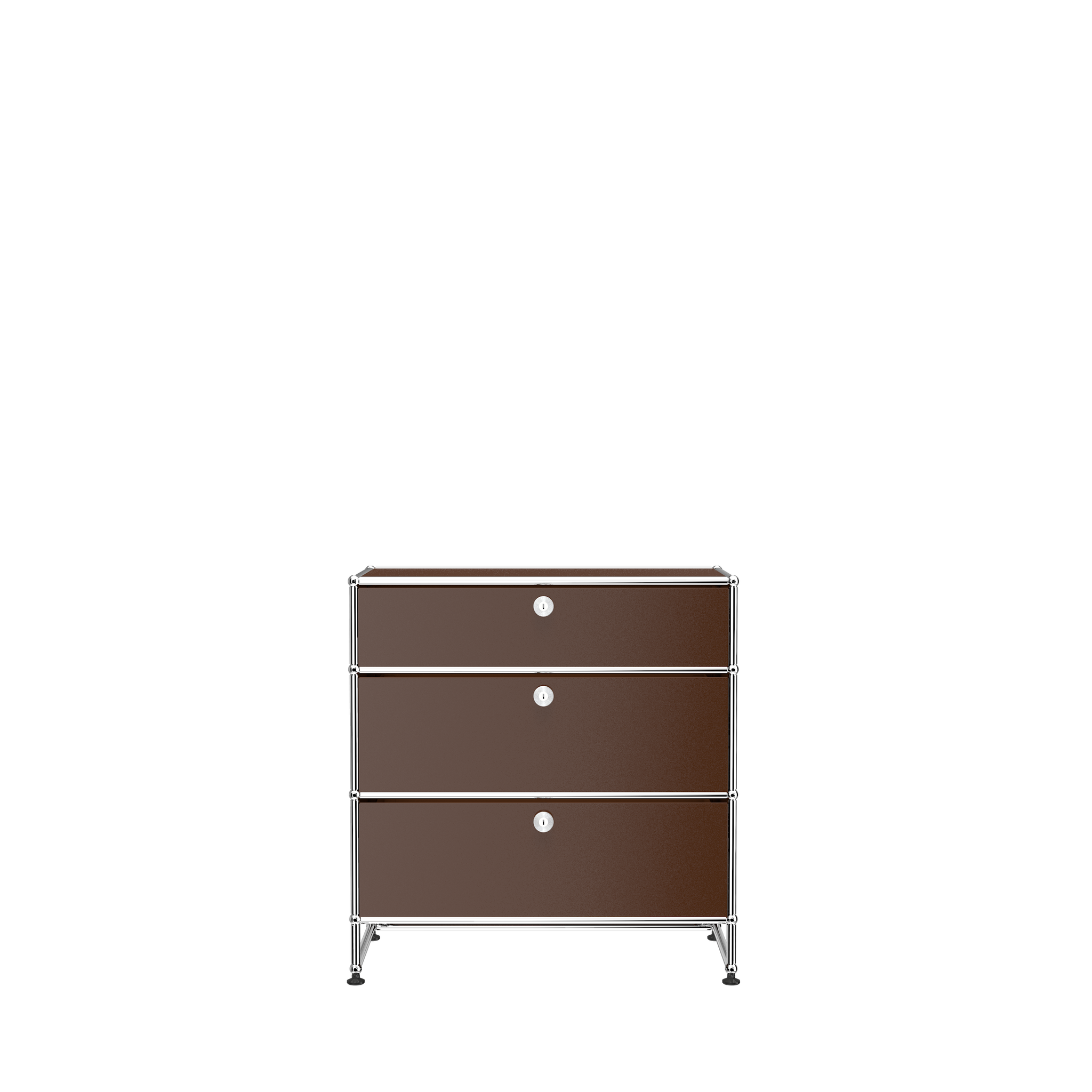 3 Drawer Storage Modular Dresser (Y) in Brown