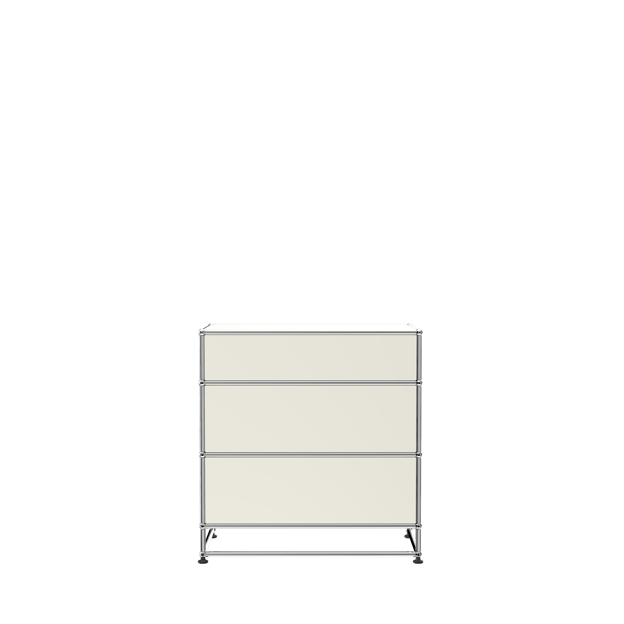 3 Drawer Storage Modular Dresser (Y) Back View