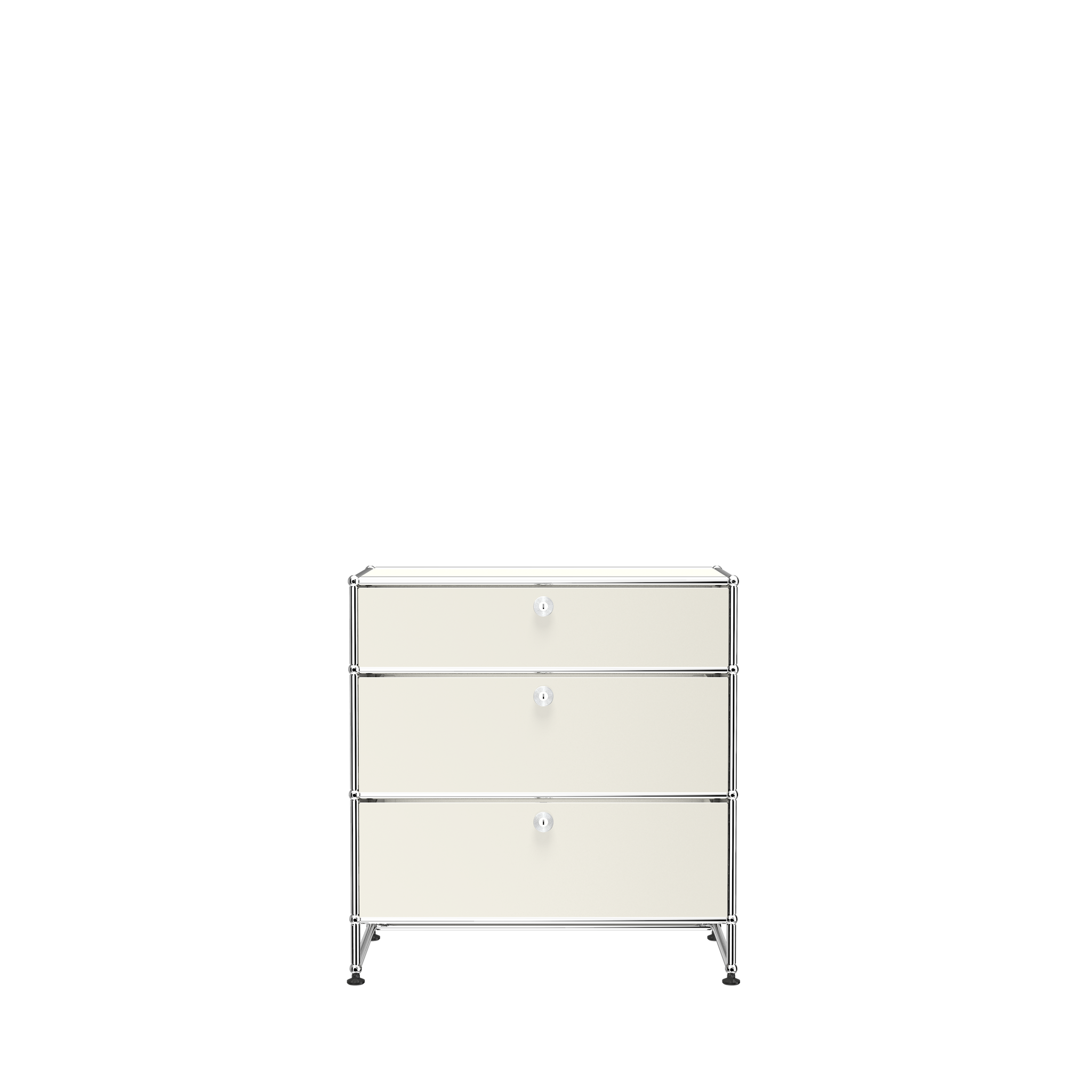3 Drawer Storage Modular Dresser (Y) in Pure White