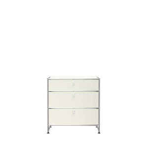 3 Drawer Storage Modular Dresser (Y) in Pure White