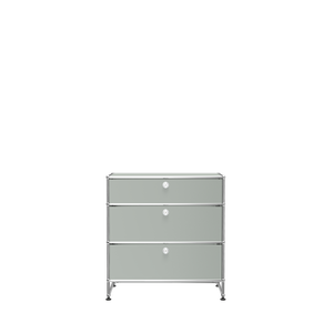 3 Drawer Storage Modular Dresser (Y) in Light Gray