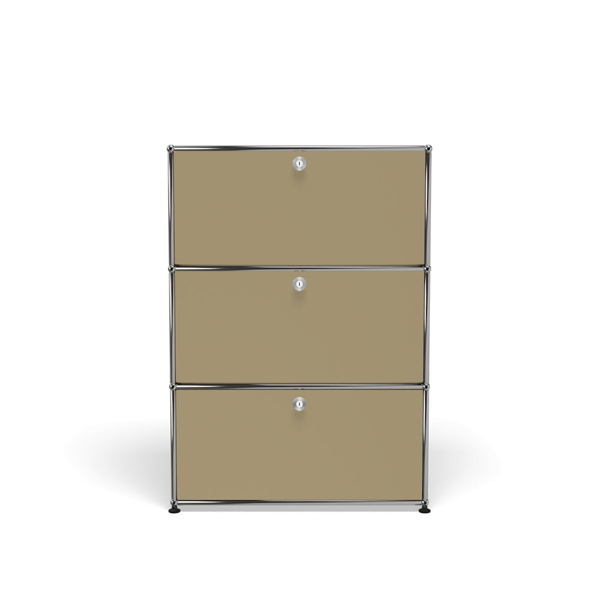 3 Drawer Modern File Cabinet (G118F) in Beige