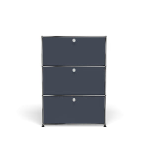 3 Drawer Modern File Cabinet (G118F) in Anthracite