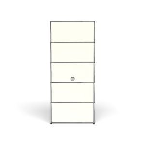 USM Tall Modern Storage System with Doors (Q118) Back View