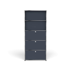 USM Tall Modern Storage System with Doors (Q118) in Athracite