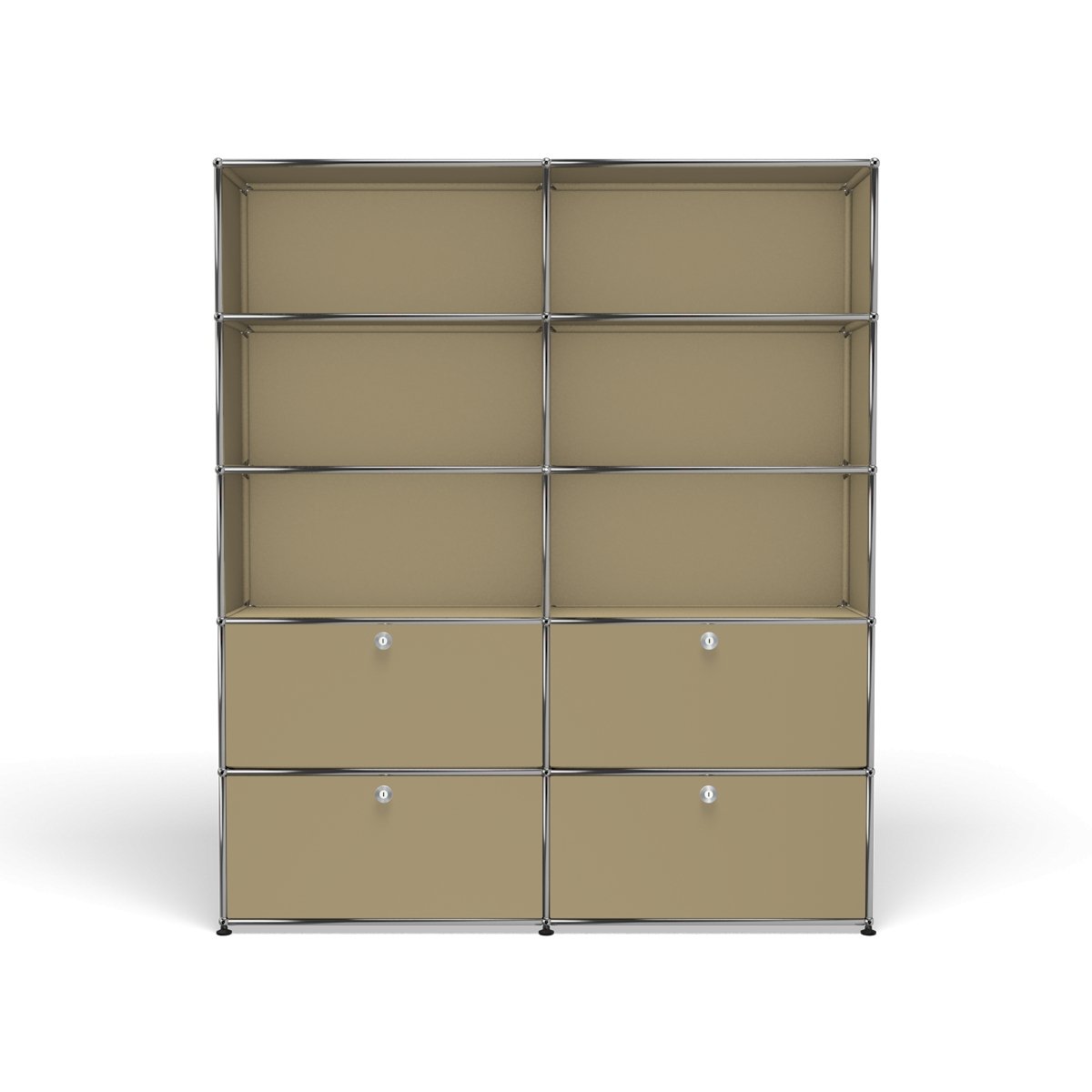USM Haller Large Contemporary Shelving with Storage (R2) in Beige